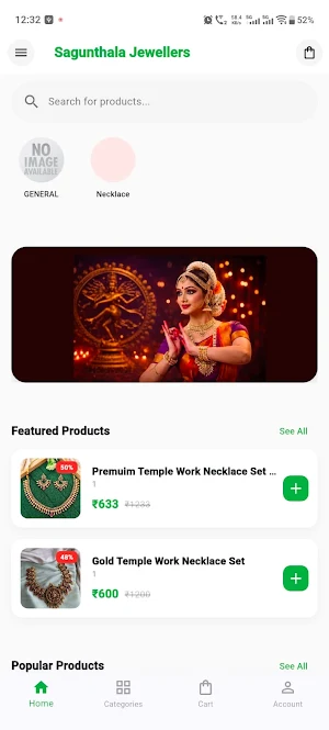 Sagunthala Jewellers Screenshot 1