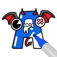 Monster Coloring Page ASMR