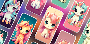 Cute Kawaii Unicorn Wallpapers Screenshot 0