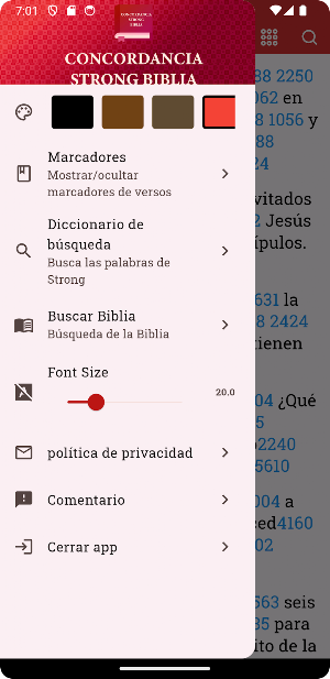 Concordancia Strong Biblia Screenshot 3