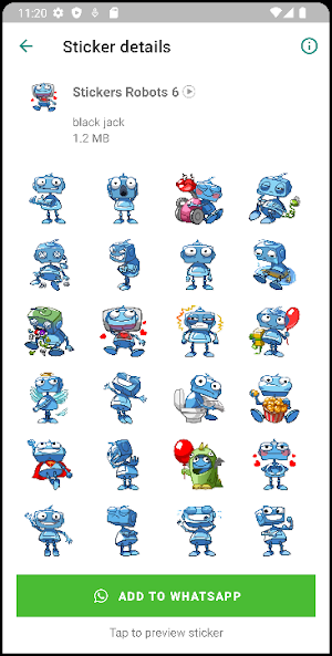 Stickers de Robots Screenshot 3