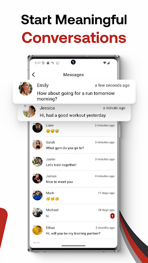 Fansfits - Fitness Dating App Screenshot 3
