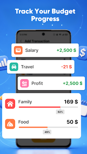 Personal Money Tracker Screenshot 1