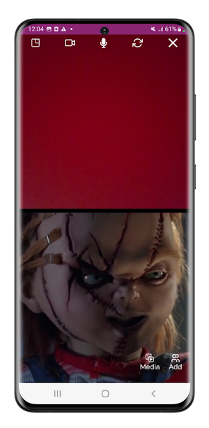 Chucky fake video call Screenshot 0