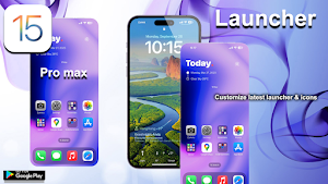 iPhone 15 Pro Max Launcher Screenshot 2