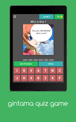 gintama quiz game Screenshot 3