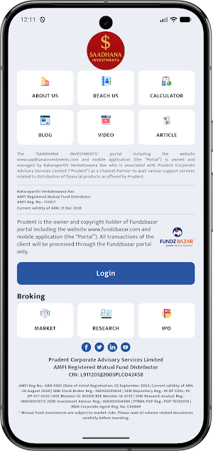 Saadhana Investments Screenshot 0