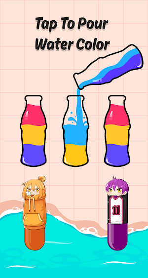 Anime Sort: Color Puzzle Game Screenshot 0