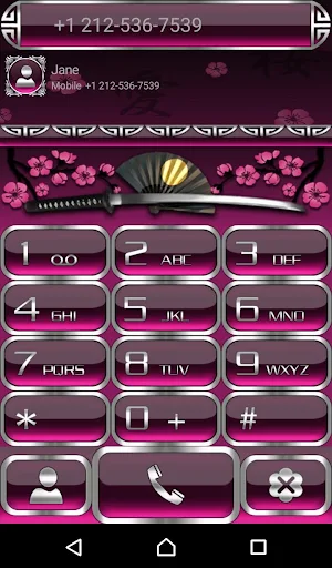 Asian Dialer theme Screenshot 0
