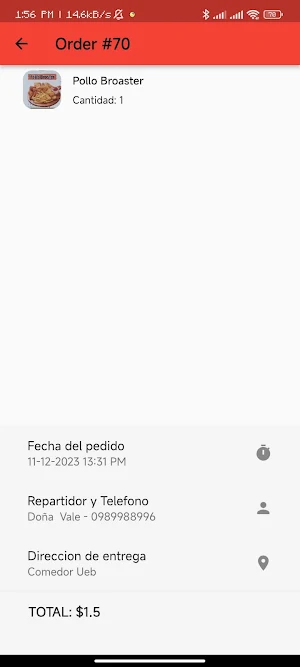 Comedor UEB Screenshot 3