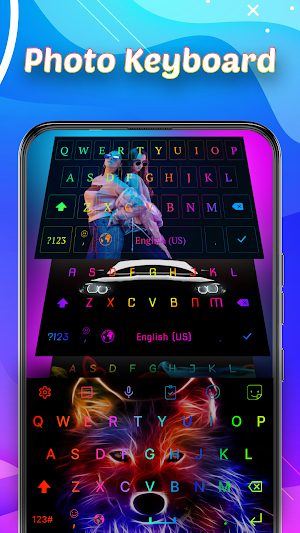 Neon LED Keyboard - RGB Lights Screenshot 2