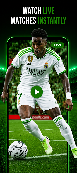 Live Football TV HD Streaming Screenshot 1