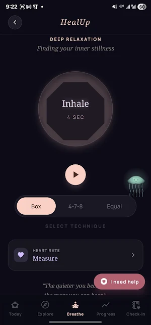HealUp: Anxiety Relief Screenshot 3