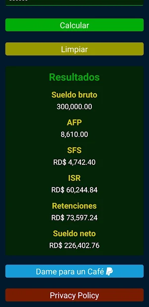Nómina RD Screenshot 3