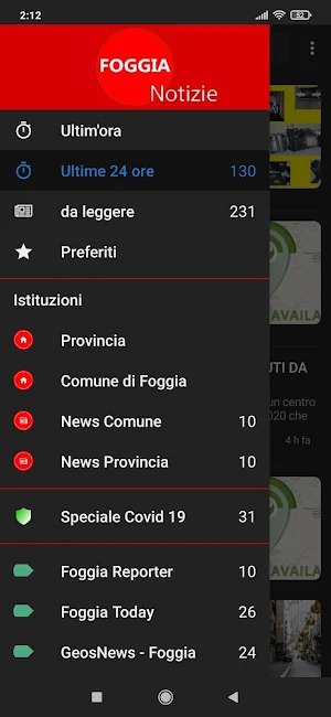 Foggia notizie Screenshot 0