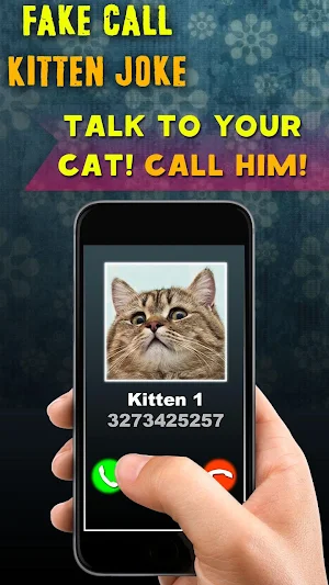 Fake Call Kitten Joke Screenshot 2