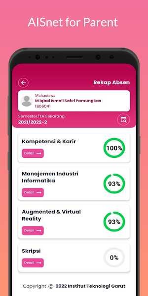 AISnet ITG for Parent Screenshot 2