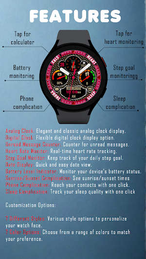 MAHO007 Wear OS Watch Face Screenshot 1