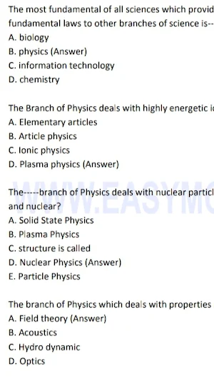 Physics Screening Test Guide Screenshot 2