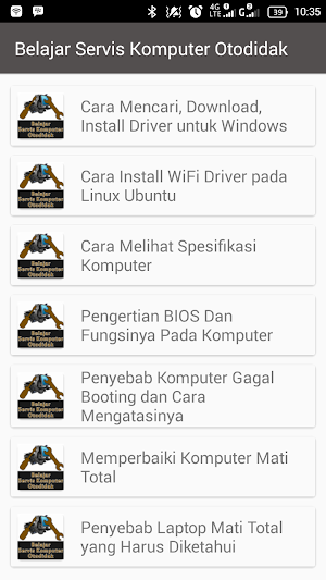 Belajar Servis Komputer Otodidak Screenshot 1