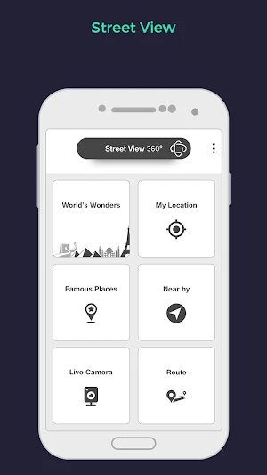 Street View, Near By, Distance Calculator Live Map Screenshot 0