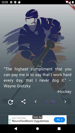Hockey Quotes Screenshot 1