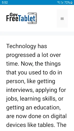 Freee Government Tablet Screenshot 0