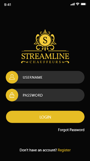 Streamline Chauffeurs Screenshot 1