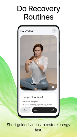 Recovered: Sports Recovery Screenshot 1
