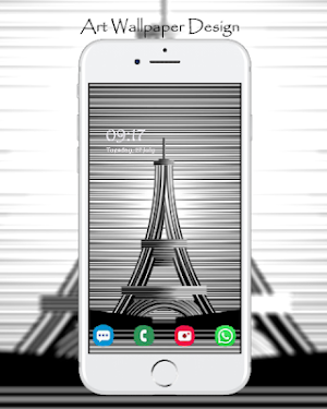 Black and White Wallpaper - 300 Design Screenshot 1