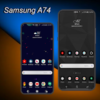 Samsung A74 Launcher Wallpaper