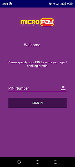 MicroPay Mobile Money Screenshot 1