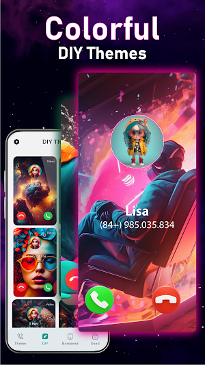 Call Color Themes: Call Dialer Screenshot 1