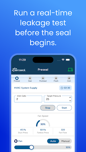 Aeroseal Live Screenshot 1