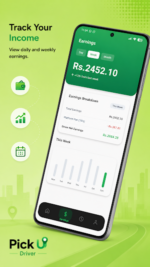 PickU Driver Screenshot 2
