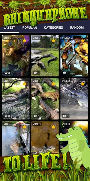 crocodile wallpaper Screenshot 1