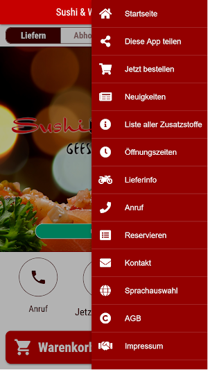Sushi & Wok Geesthacht Screenshot 2