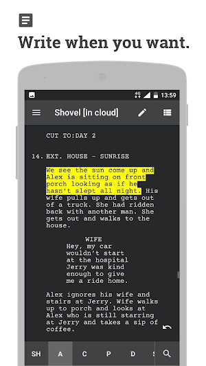 KIT Scenarist Screenshot 3