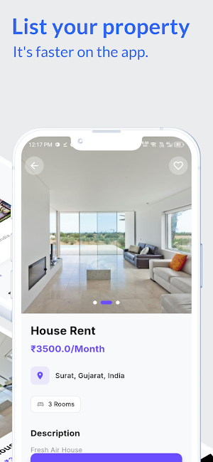 House Rent - Home Rental App Screenshot 2