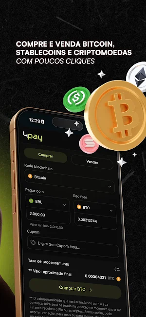 4Pay: P2P Cripto e Pagamentos Screenshot 1
