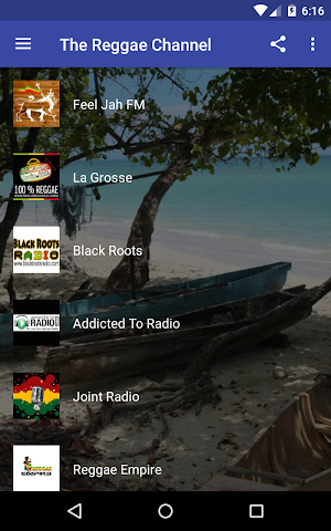 The Reggae Channel - Live Radios  Caribbean Music Screenshot 0