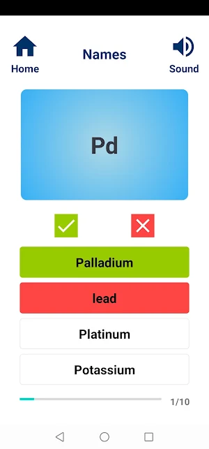 Periodic Table Quiz Game Screenshot 3
