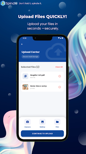 Spindle: Eco Smart File Wallet Screenshot 2