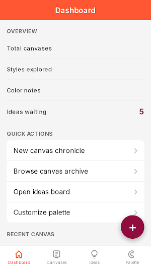 Canvas Drift Chronicle Screenshot 0