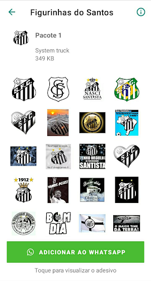 Figurinhas do Santos Screenshot 0