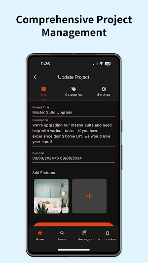 Project List Screenshot 2