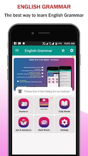 English Grammar - Learning Grammar Book Offline Screenshot 0
