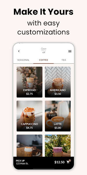 Crema Coffee Co. App Screenshot 2