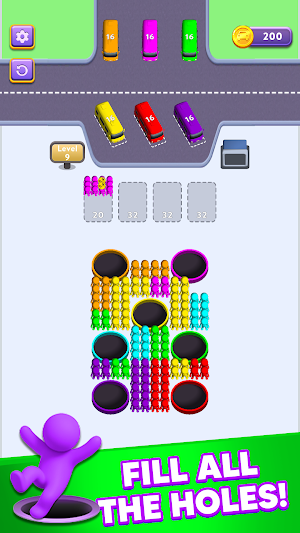 Hole Crowd: Bus Jam Screenshot 1