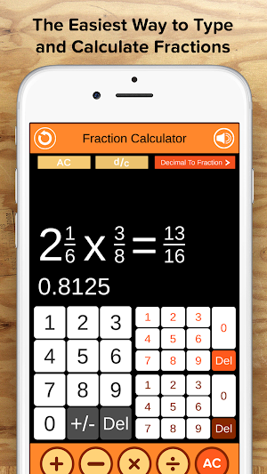 Fraction Calculator + Decimals Screenshot 1